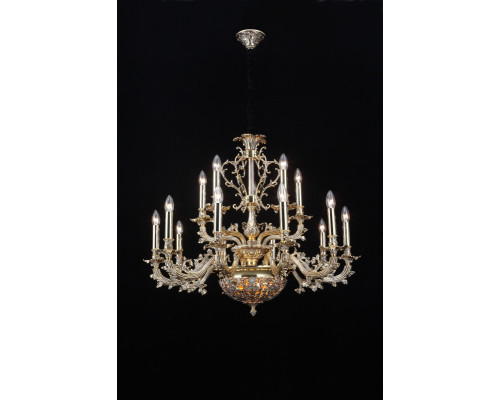 Купить Подвесная люстра Lucia Tucci FIRENZE 1780.15.3 antique gold| VIVID-LIGHT.RU