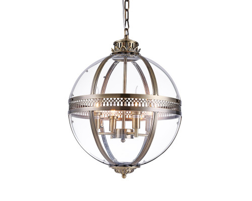 Заказать Подвесная люстра DeLight Collection KM0115P-3S antique brass| VIVID-LIGHT.RU