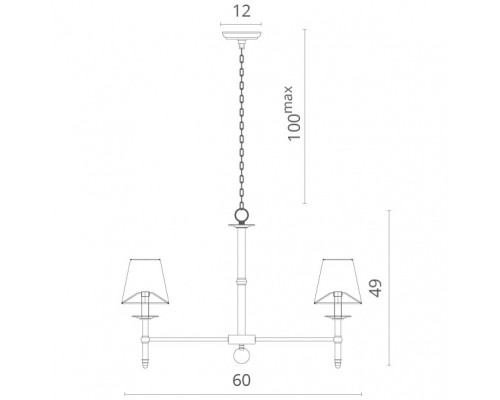 Сделать заказ Подвесная люстра Divinare 1162/01 LM-5| VIVID-LIGHT.RU
