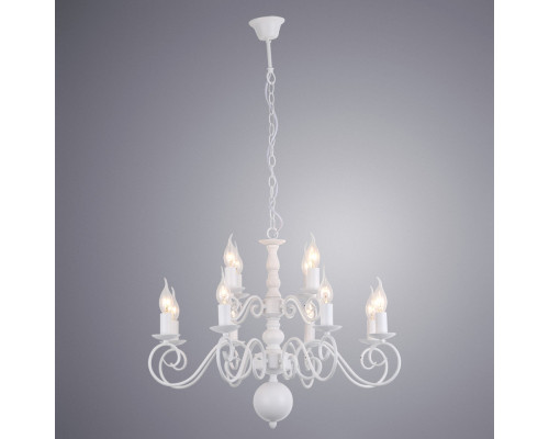 Оформить заказ Подвесная люстра ARTE Lamp A1129LM-12WH| VIVID-LIGHT.RU