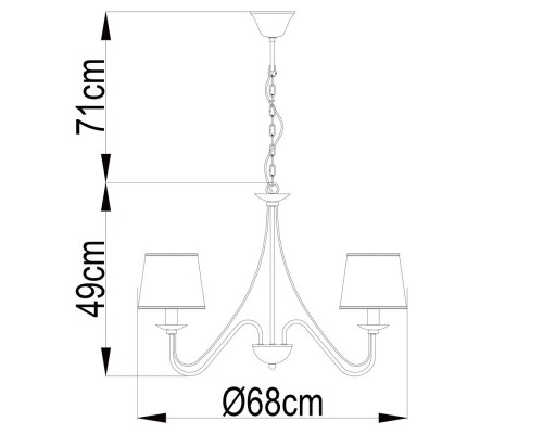 Сделать заказ Подвесная люстра ARTE Lamp A1150LM-5CC| VIVID-LIGHT.RU