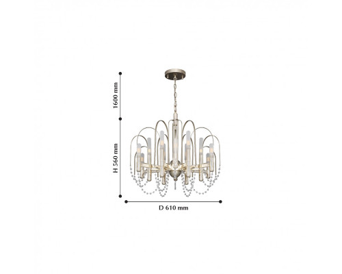 Купить Подвесная люстра Favourite 2308-12P| VIVID-LIGHT.RU