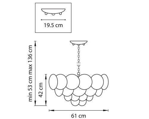 Оформить заказ Подвесная люстра Lightstar 797134| VIVID-LIGHT.RU