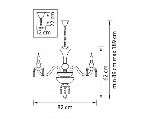 Оформить заказ Подвесная люстра Lightstar 716084| VIVID-LIGHT.RU