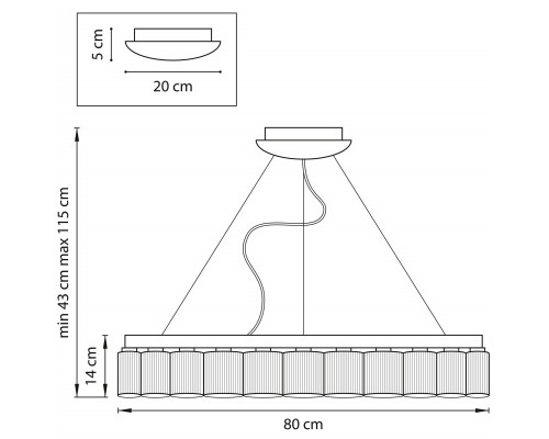 Сделать заказ Подвесная люстра Lightstar 812236| VIVID-LIGHT.RU