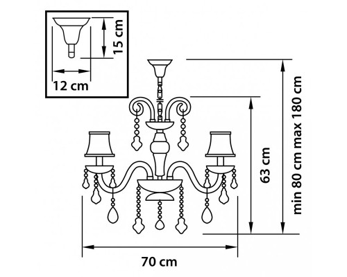 Купить Подвесная люстра 715087 Lightstar| VIVID-LIGHT.RU