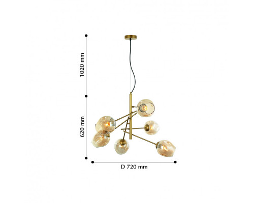 Заказать Подвесная люстра Favourite 2360-6P| VIVID-LIGHT.RU