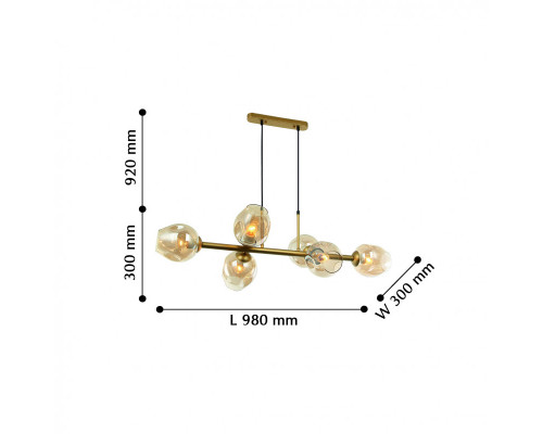 Оформить заказ Подвесная люстра Favourite 2362-6P| VIVID-LIGHT.RU
