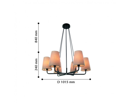 Купить Подвесная люстра Favourite 2364-10P| VIVID-LIGHT.RU