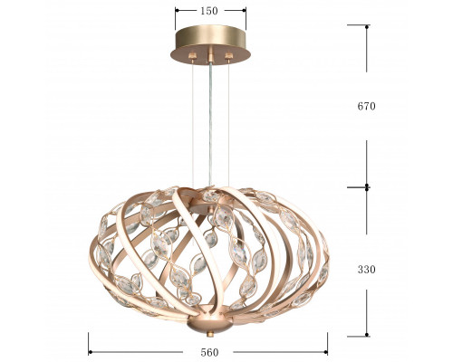 Оформить заказ Подвесная люстра Favourite 2564-5PC| VIVID-LIGHT.RU