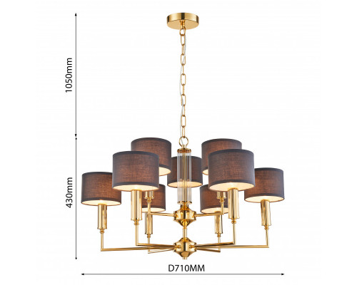 Оформить заказ Подвесная люстра Favourite 2609-9P| VIVID-LIGHT.RU