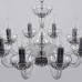 Купить Подвесная люстра Bohemia Ivele Crystal 1310/8/165 Ni Cl/Clear/M-1H| VIVID-LIGHT.RU