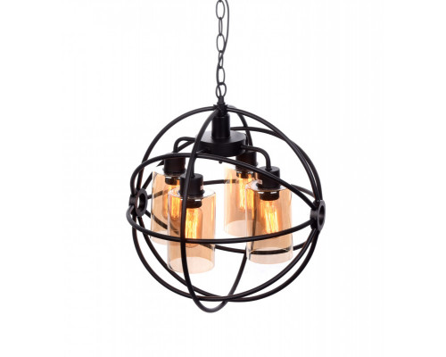 Сделать заказ Подвесная люстра Lumina Deco LDP 11509-4 BK| VIVID-LIGHT.RU