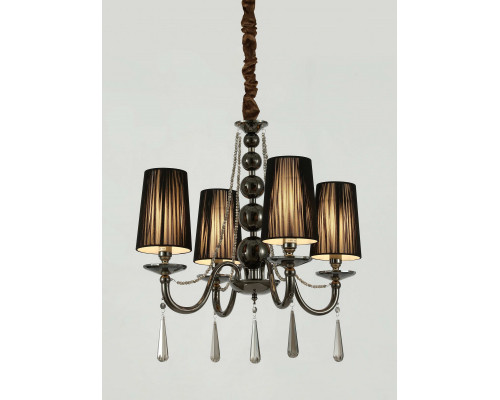 Оформить заказ Подвесная люстра Lumina Deco LDP 1200-4 BK| VIVID-LIGHT.RU
