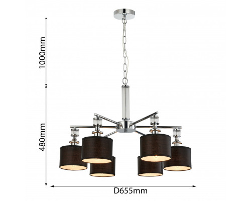 Оформить заказ Подвесная люстра Favourite 2674-6P| VIVID-LIGHT.RU