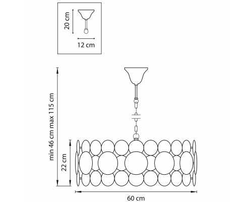 Оформить заказ Подвесная люстра Lightstar 797061| VIVID-LIGHT.RU