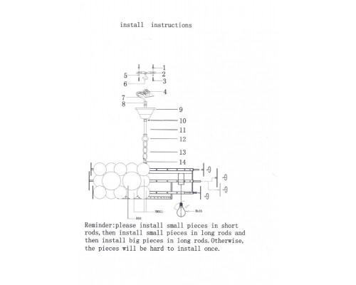 Оформить заказ Подвесная люстра Lightstar 797061| VIVID-LIGHT.RU