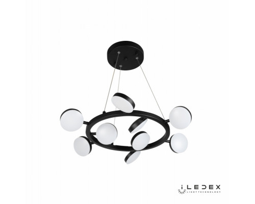 Заказать Подвесная люстра iLedex FS-016-D9 63W BK| VIVID-LIGHT.RU