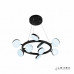 Оформить заказ Подвесная люстра iLedex FS-016-D9 63W BK| VIVID-LIGHT.RU