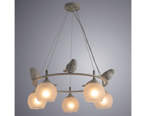 Заказать Подвесная люстра ARTE Lamp A2150SP-5WG| VIVID-LIGHT.RU