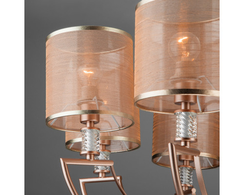 Оформить заказ Подвесная люстра Eurosvet 60099/8 перламутровое золото| VIVID-LIGHT.RU