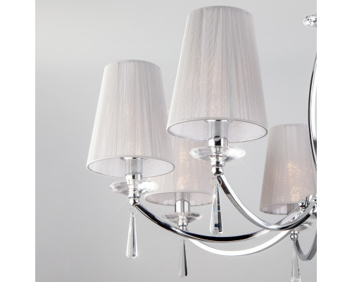 Оформить заказ Подвесная люстра Eurosvet 60079/8 хром| VIVID-LIGHT.RU