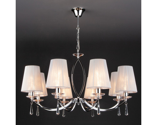 Оформить заказ Подвесная люстра Eurosvet 60079/8 хром| VIVID-LIGHT.RU