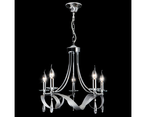 Оформить заказ Подвесная люстра Eurosvet 60064/5 хром| VIVID-LIGHT.RU