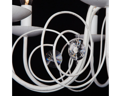 Заказать Подвесная люстра Eurosvet 60018/8 белый с золотом| VIVID-LIGHT.RU