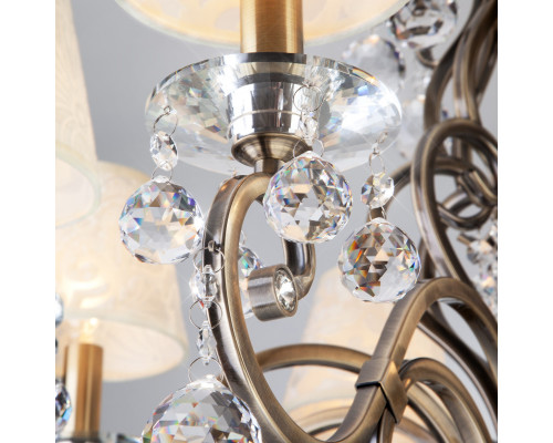 Заказать Подвесная люстра Eurosvet 1448/8 античная бронза Strotskis| VIVID-LIGHT.RU