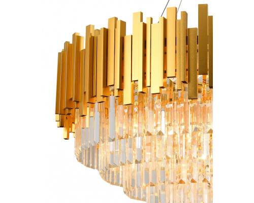 Оформить заказ Подвесная люстра Natali Kovaltseva VERTIGO 81440/12C GOLD| VIVID-LIGHT.RU