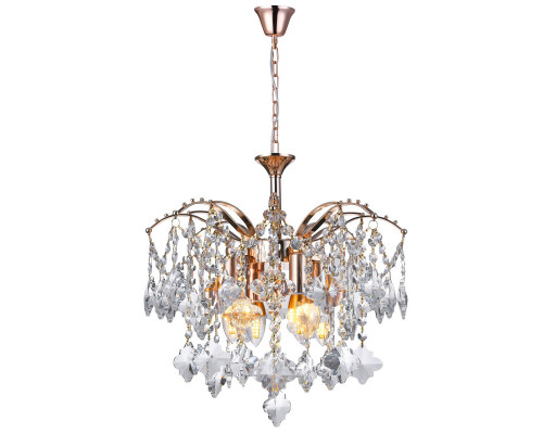 Купить Подвесная люстра Natali Kovaltseva MORGANA 81426/4C GOLD| VIVID-LIGHT.RU
