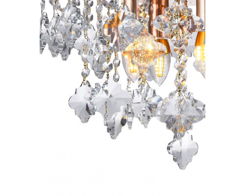 Купить Подвесная люстра Natali Kovaltseva MORGANA 81426/4C GOLD| VIVID-LIGHT.RU