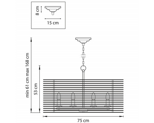 Купить Подвесная люстра Lightstar 728083| VIVID-LIGHT.RU