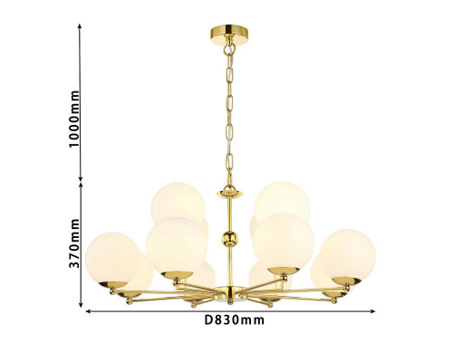 Купить Подвесная люстра Favourite 2811-12P| VIVID-LIGHT.RU