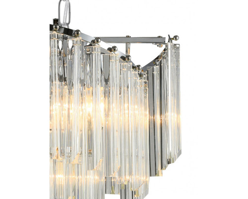 Купить Подвесная люстра Natali Kovaltseva MAJESTIC 81433/6C CHROME| VIVID-LIGHT.RU