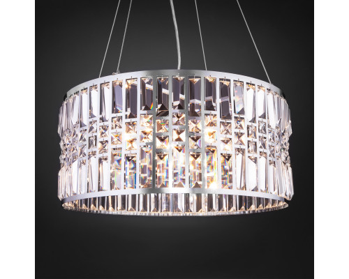 Оформить заказ Подвесная люстра Eurosvet 10125/5 хром/прозрачный хрусталь Strotskis Smart (10116/5)| VIVID-LIGHT.RU