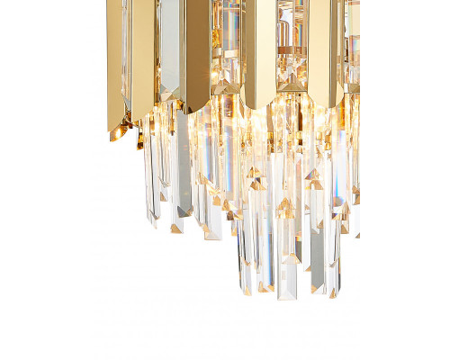 Заказать Подвесная люстра Natali Kovaltseva AMAZONE 81444/5C GOLD| VIVID-LIGHT.RU