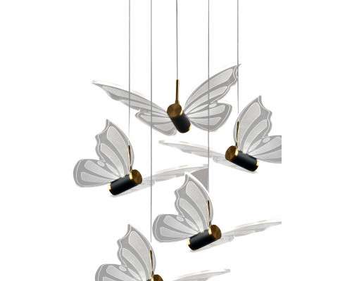 Купить Подвесная люстра Natali Kovaltseva LED LAMPS 81364 GOLD| VIVID-LIGHT.RU