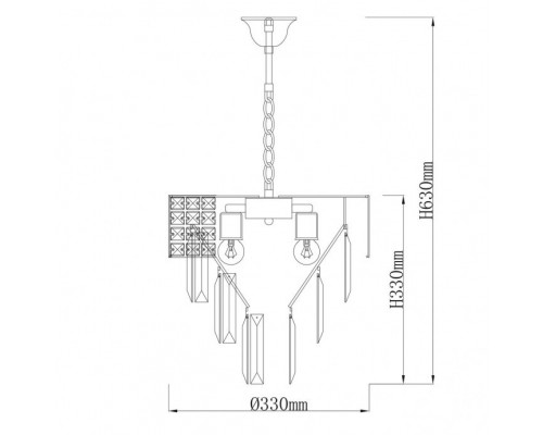 Купить Подвесная люстра DeMarkt 111013906| VIVID-LIGHT.RU