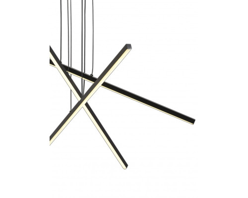 Оформить заказ Подвесная люстра Natali Kovaltseva LED LAMPS 81103/3C BLACK| VIVID-LIGHT.RU