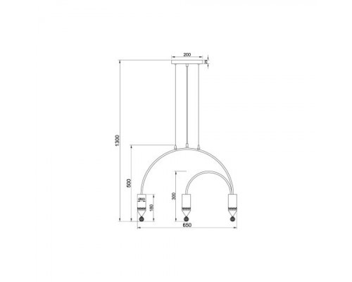 Сделать заказ Подвесная люстра Vele Luce VL4283P03| VIVID-LIGHT.RU