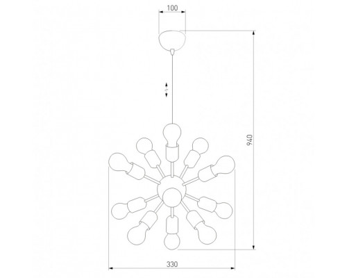 Сделать заказ Подвесная люстра TK Lighting 1469 Estrella Black| VIVID-LIGHT.RU