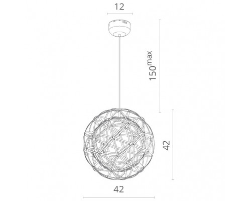 Сделать заказ Подвесная люстра Divinare 1030/02 SP-42| VIVID-LIGHT.RU
