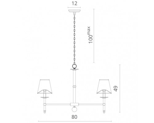 Купить Подвесная люстра Divinare 1162/01 LM-8| VIVID-LIGHT.RU