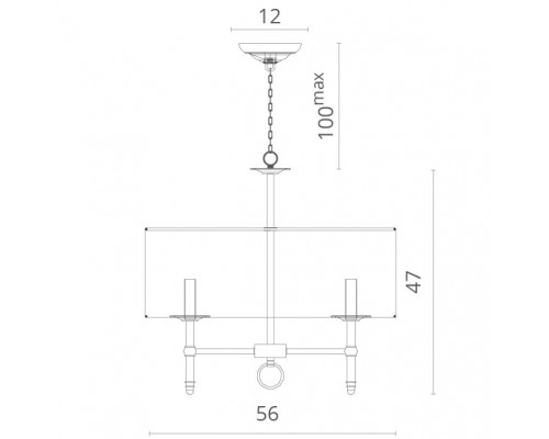 Оформить заказ Подвесная люстра Divinare 1162/01 SP-5| VIVID-LIGHT.RU