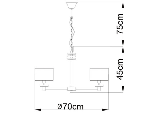 Оформить заказ Подвесная люстра ARTE Lamp A3990LM-6CC| VIVID-LIGHT.RU