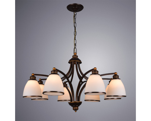 Купить Подвесная люстра ARTE Lamp A9518LM-8BA| VIVID-LIGHT.RU