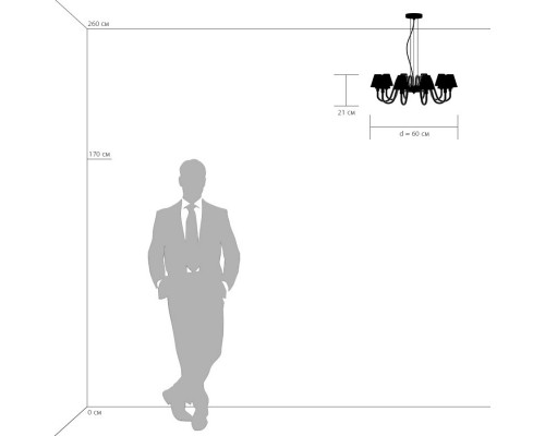 Оформить заказ Подвесная люстра Lightstar 760106| VIVID-LIGHT.RU