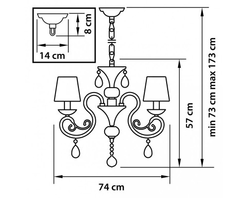 Купить Подвесная люстра Lightstar 693084| VIVID-LIGHT.RU
